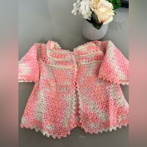 Vintage baby crochet sweater